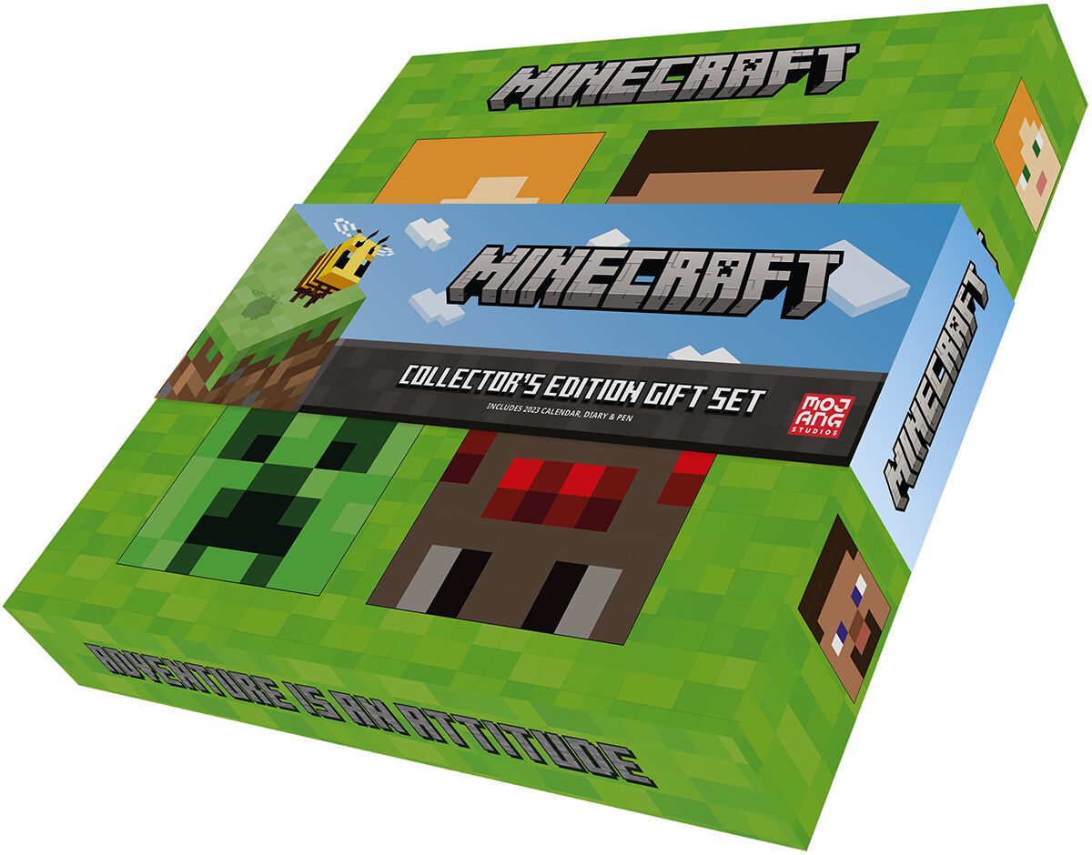 Minecraft 2023 calendar gift box Wall Calendar multicolour
