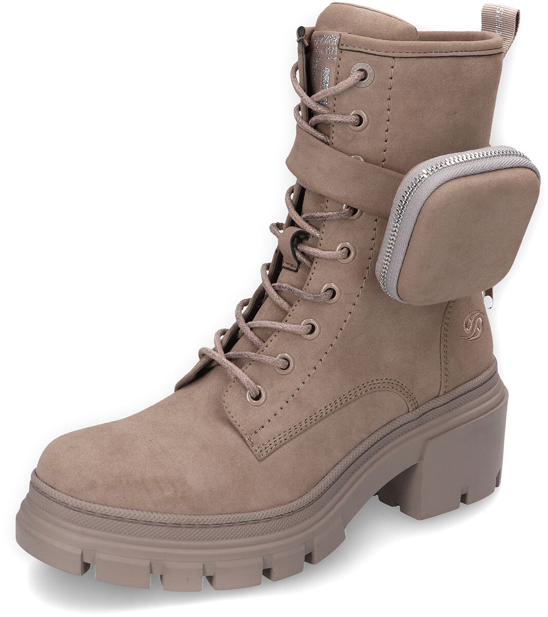 Image of Stivali di Dockers by Gerli - Lace-up boots with bag - EU38 a EU41 - Donna - taupe