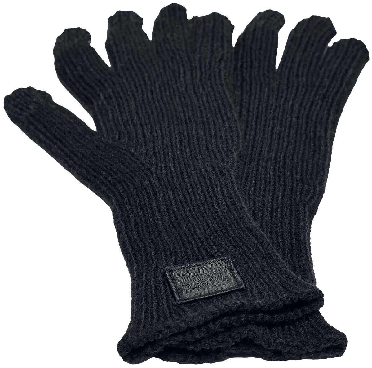 Urban Classics Knitted wool mix smart gloves Full-fingered gloves black