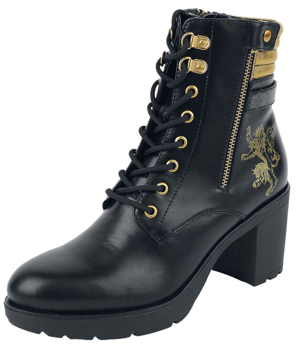 Game of Thrones Lannister Laced Boots black