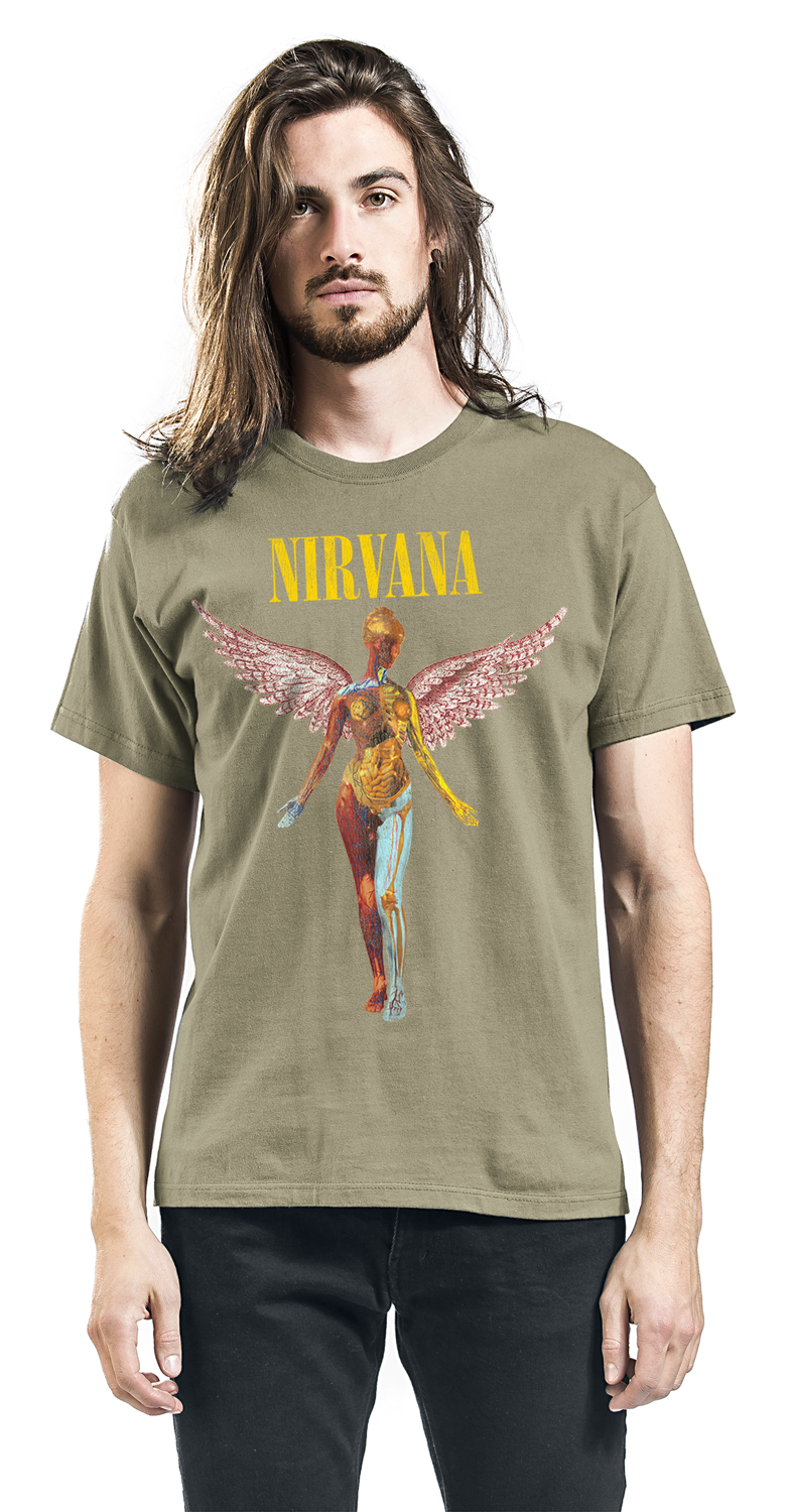 Nirvana Angel T-Shirt grün