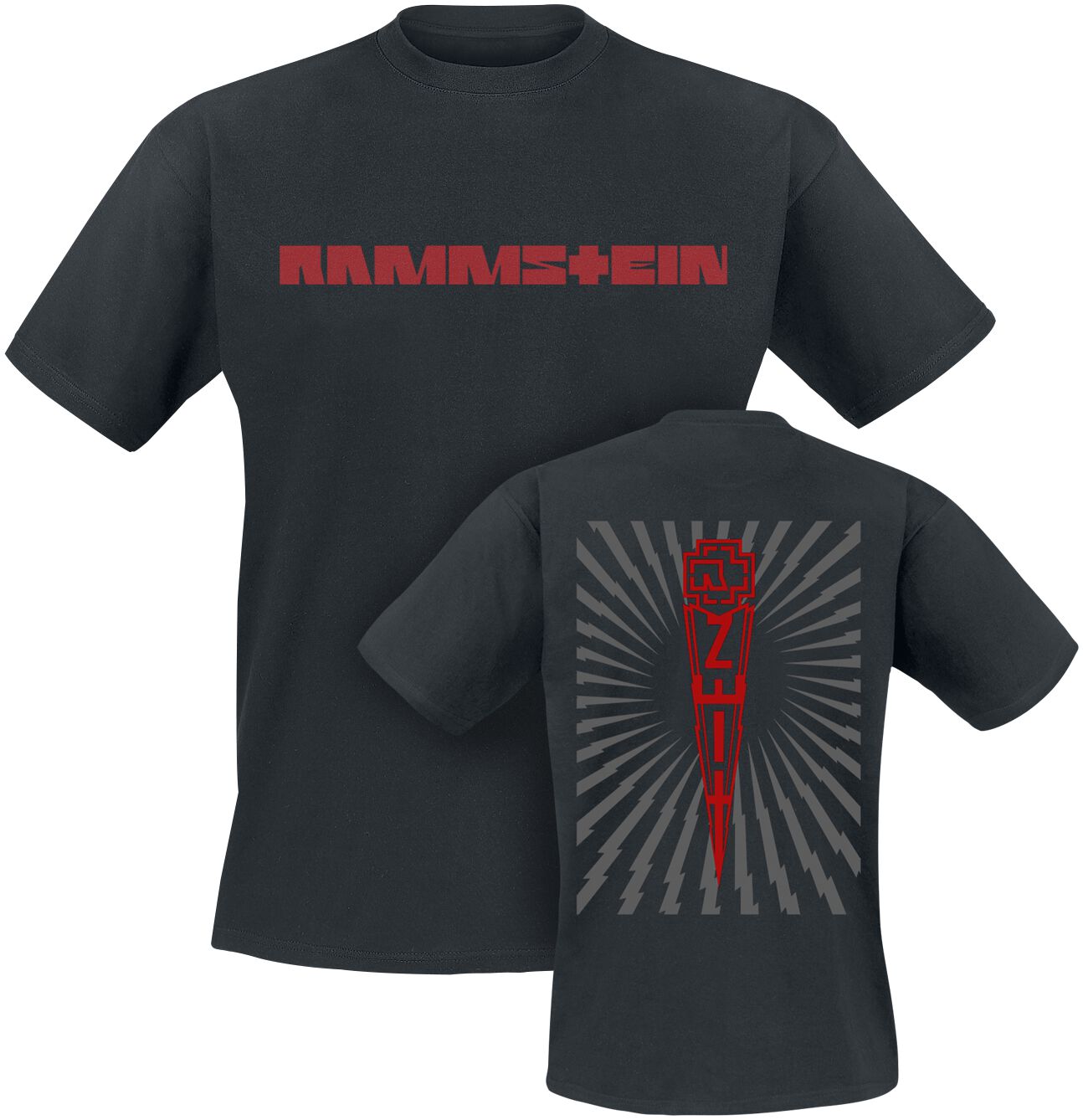 Rammstein T-Shirt - Zeit - S bis 5XL - für Männer - Größe S - schwarz  - Lizenziertes Merchandise!