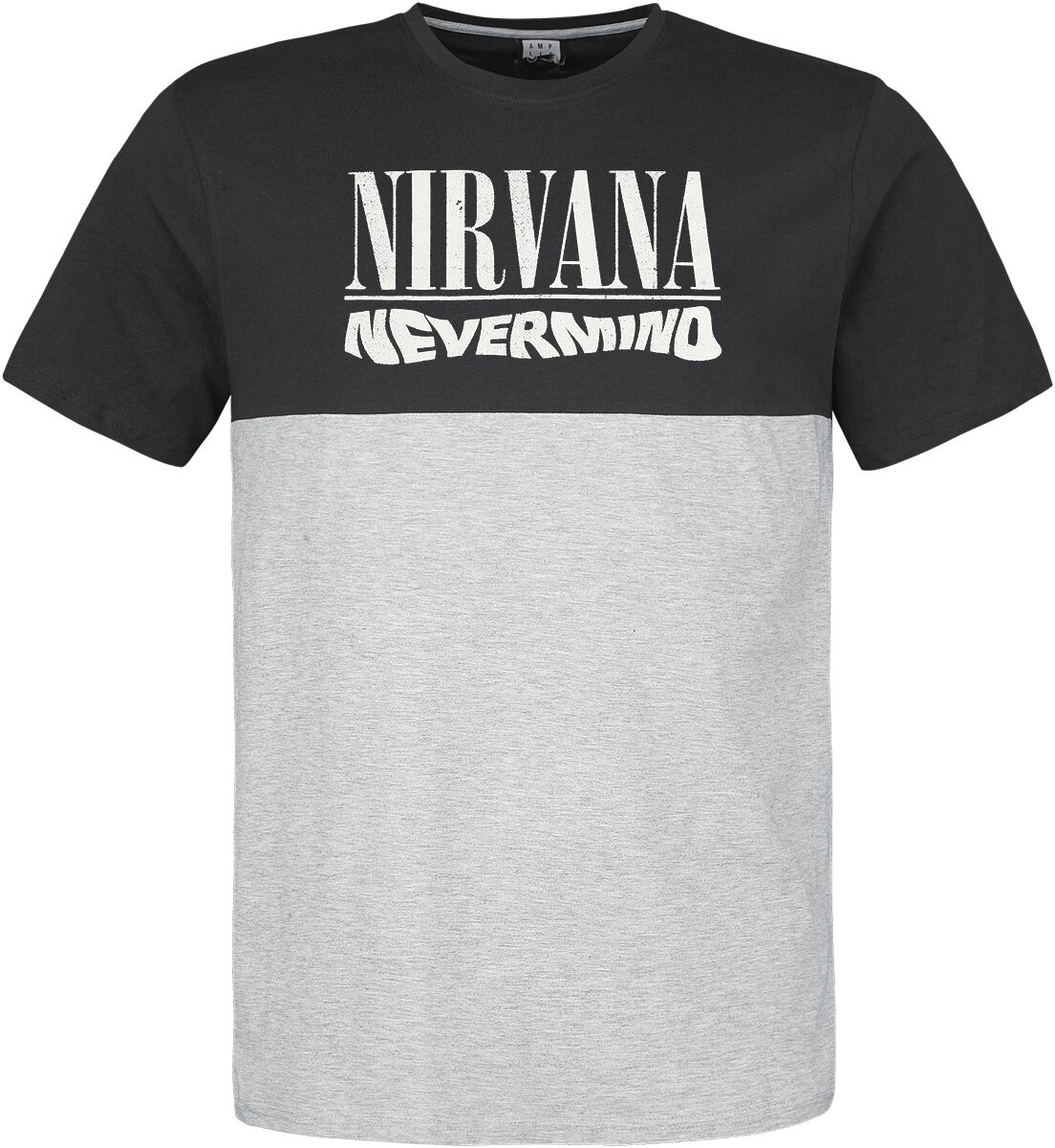 Nirvana Amplified Collection – Nevermind T-Shirt grau charcoal Nirvana Amplified Collection – Nevermind T-Shirt grau charcoal