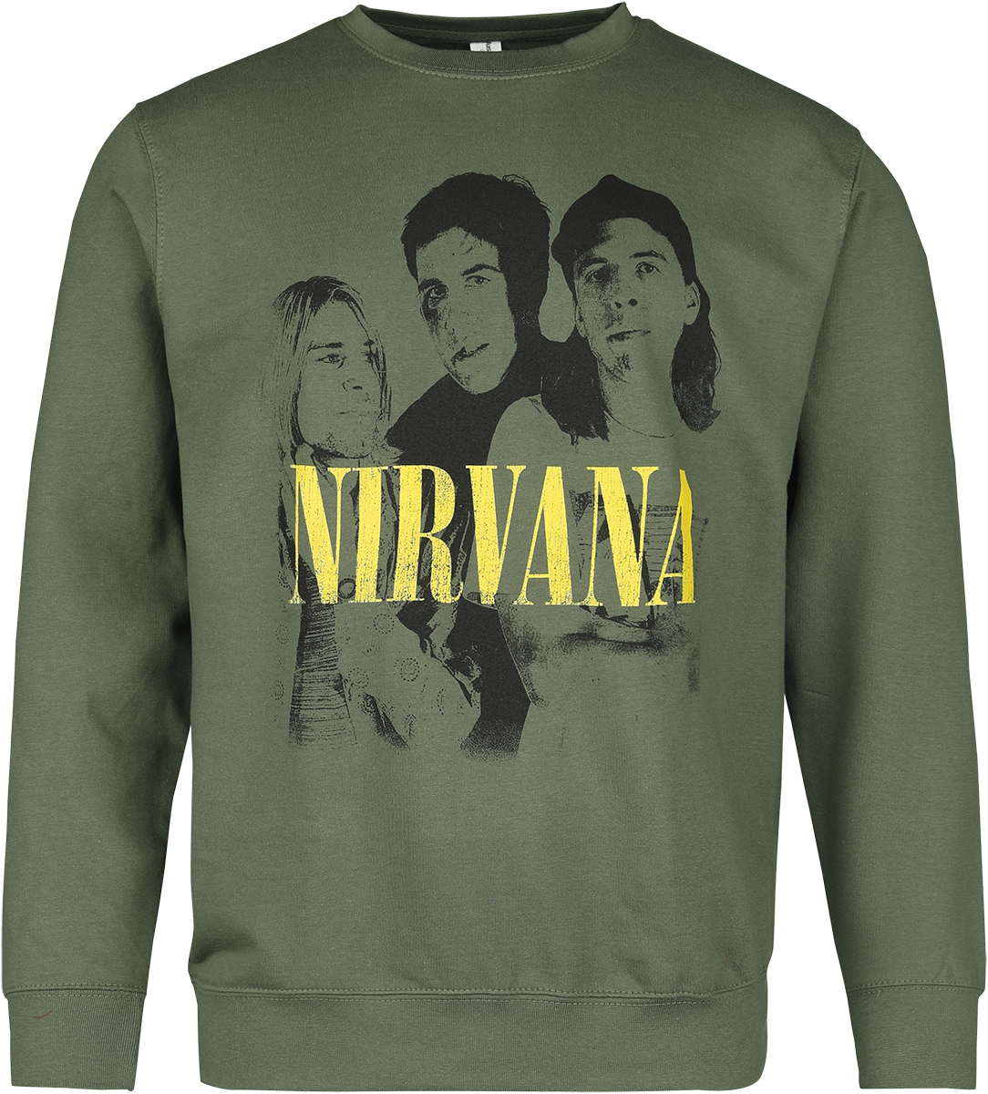 Nirvana - Photo - Langarmshirt - grün