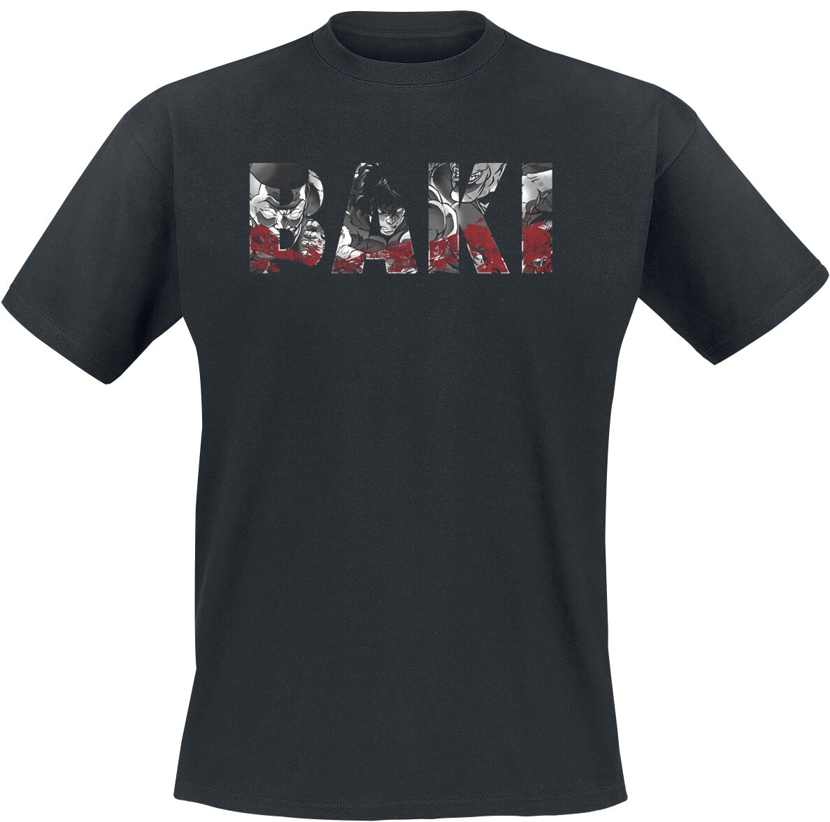 Baki S1 Montage Logo T-Shirt black