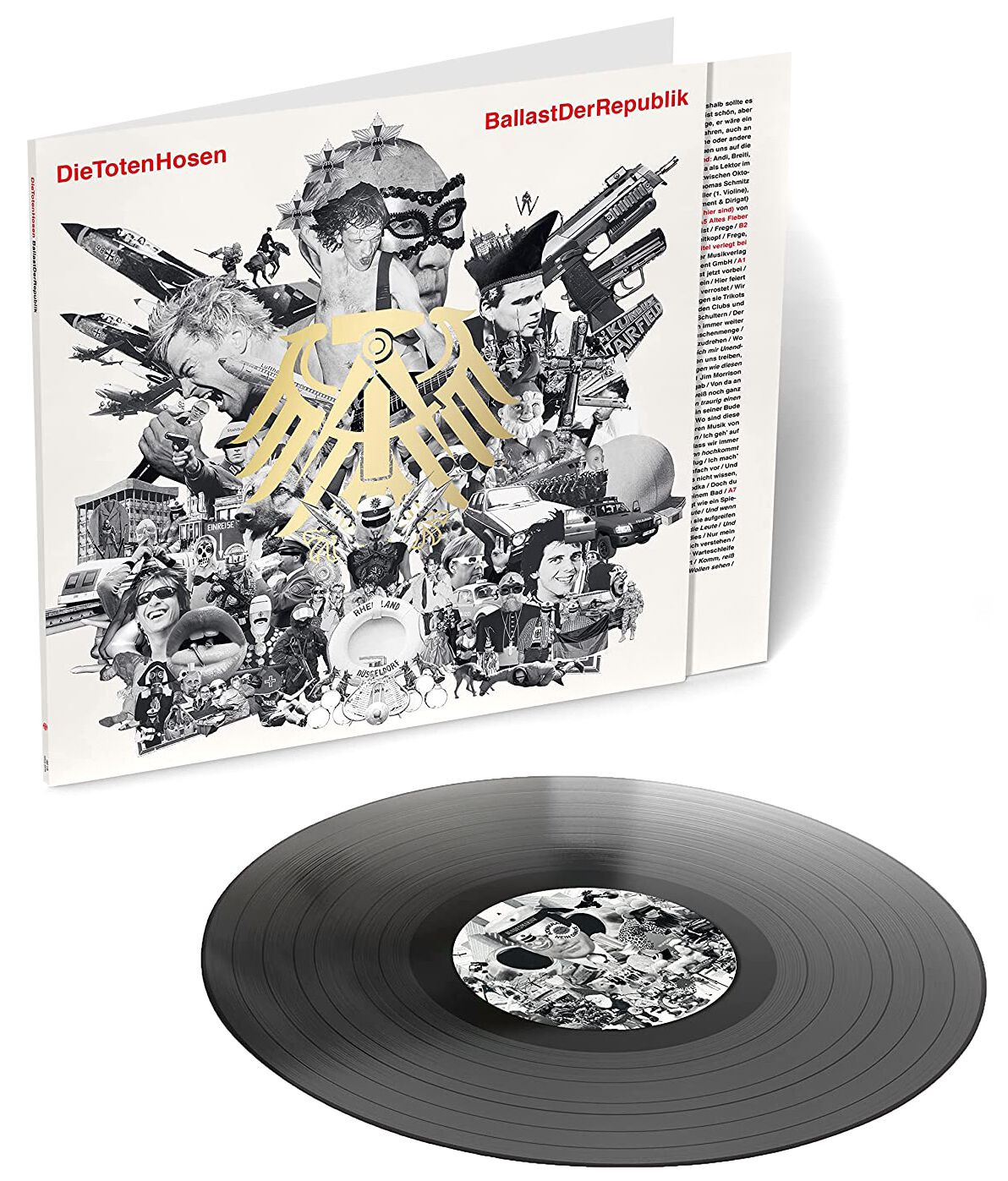 LP  av Die Toten Hosen - Ballast der Republik -  - svart