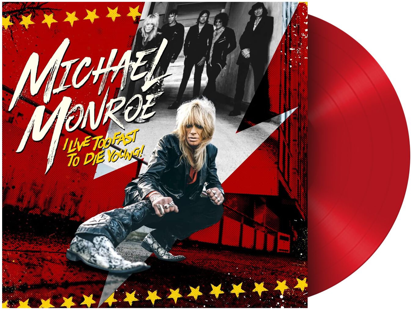 Michael Monroe I live too fast to die young LP multicolor