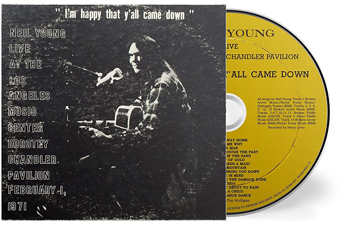 Neil Young Dorothy Chandler Pavilion 1971 CD multicolor