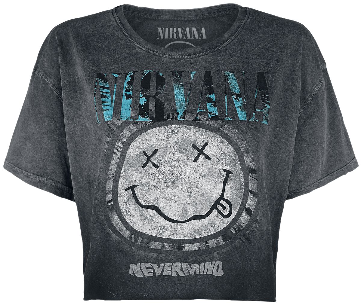 T-Shirt Manches courtes de Nirvana - Nevermind - S à XXL - pour Femme - gris