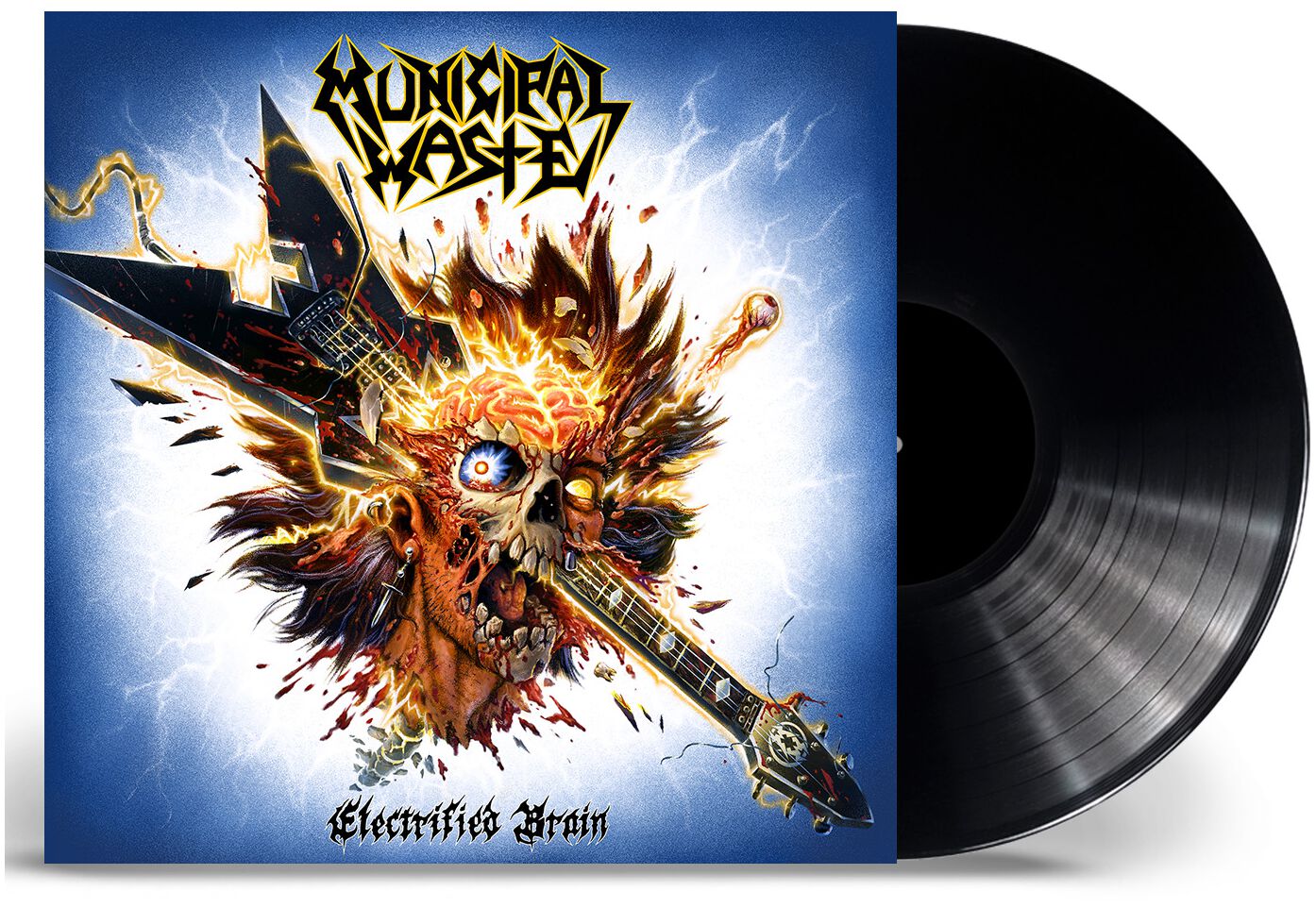Municipal Waste Electrified brain LP schwarz Municipal Waste Electrified brain LP schwarz