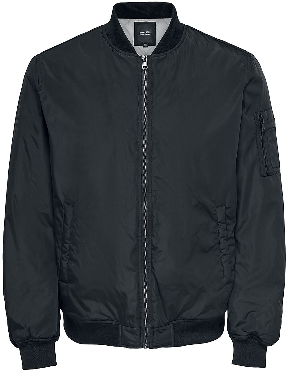 ONLY and SONS ONSJOSHUA BOMBER OTW VD Bomberjacke schwarz ONLY and SONS ONSJOSHUA BOMBER OTW VD Bomberjacke schwarz