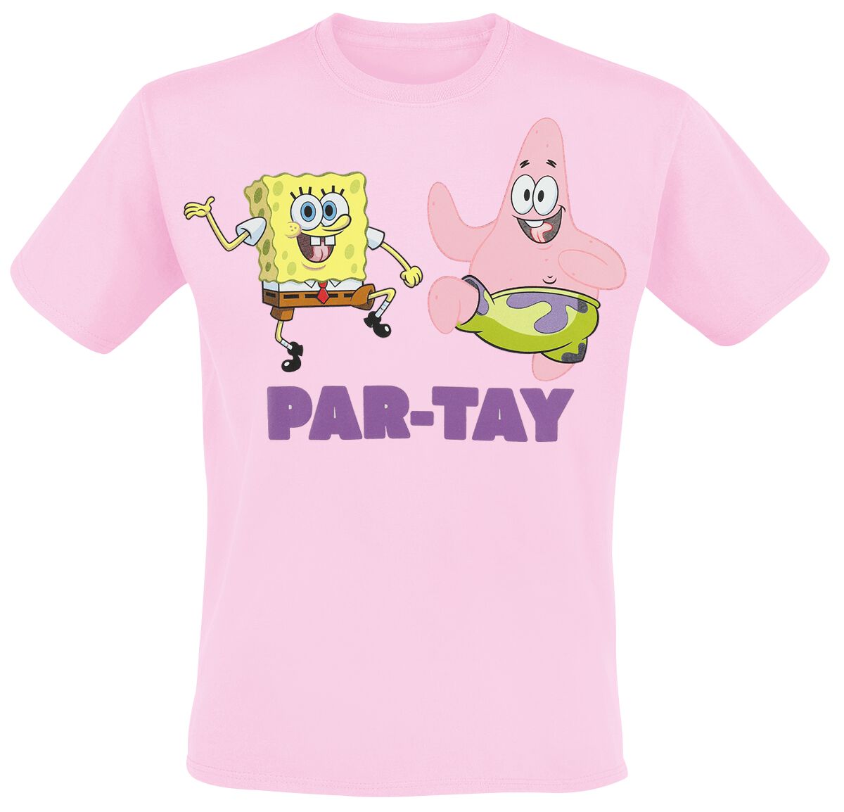 SpongeBob SquarePants - Par Tay - T-Shirt - Uomo - rosa