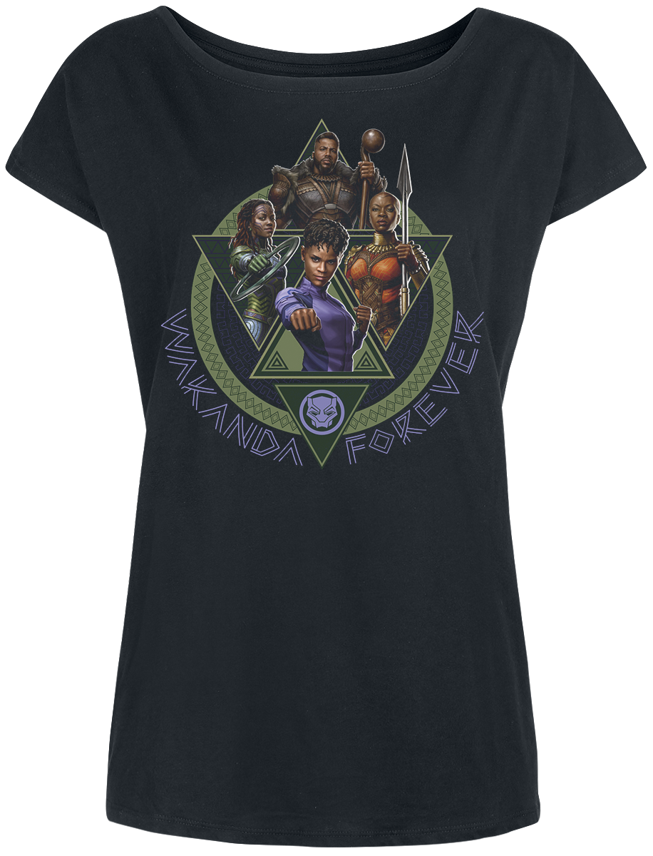 Black Panther Character T-Shirt schwarz