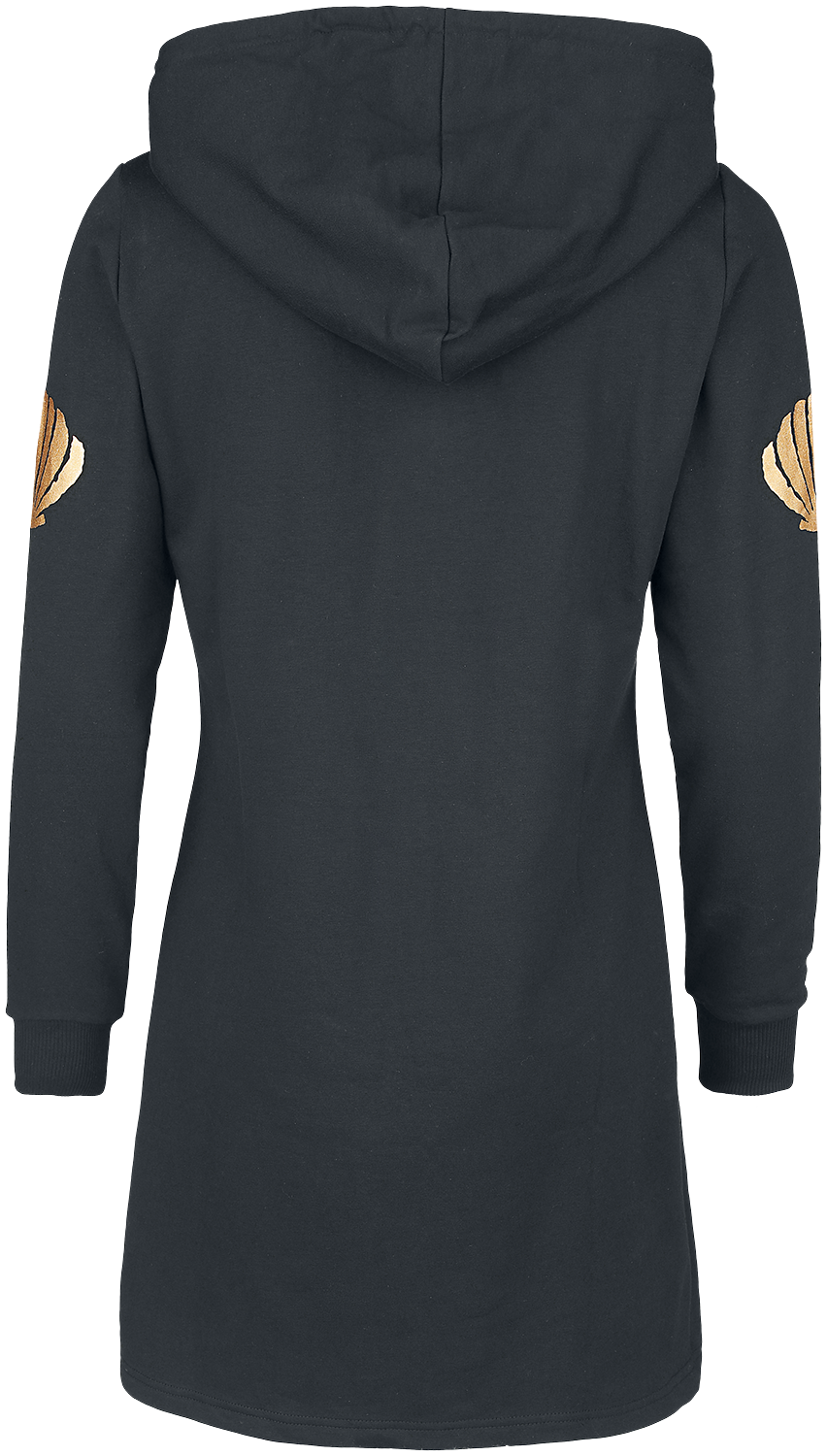 Arielle, die Meerjungfrau Gold & Glitter Mittellanges Kleid schwarz