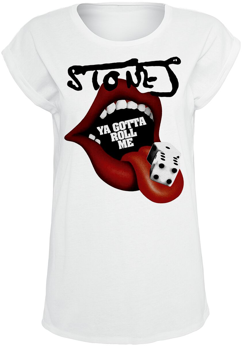 T-Shirt Manches courtes de The Rolling Stones - - XS à XXL - pour Femme - blanc