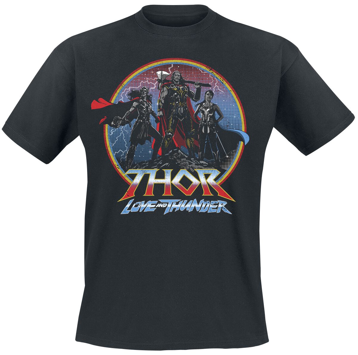 Thor Love And Thunder - Heroes Logo T-Shirt black