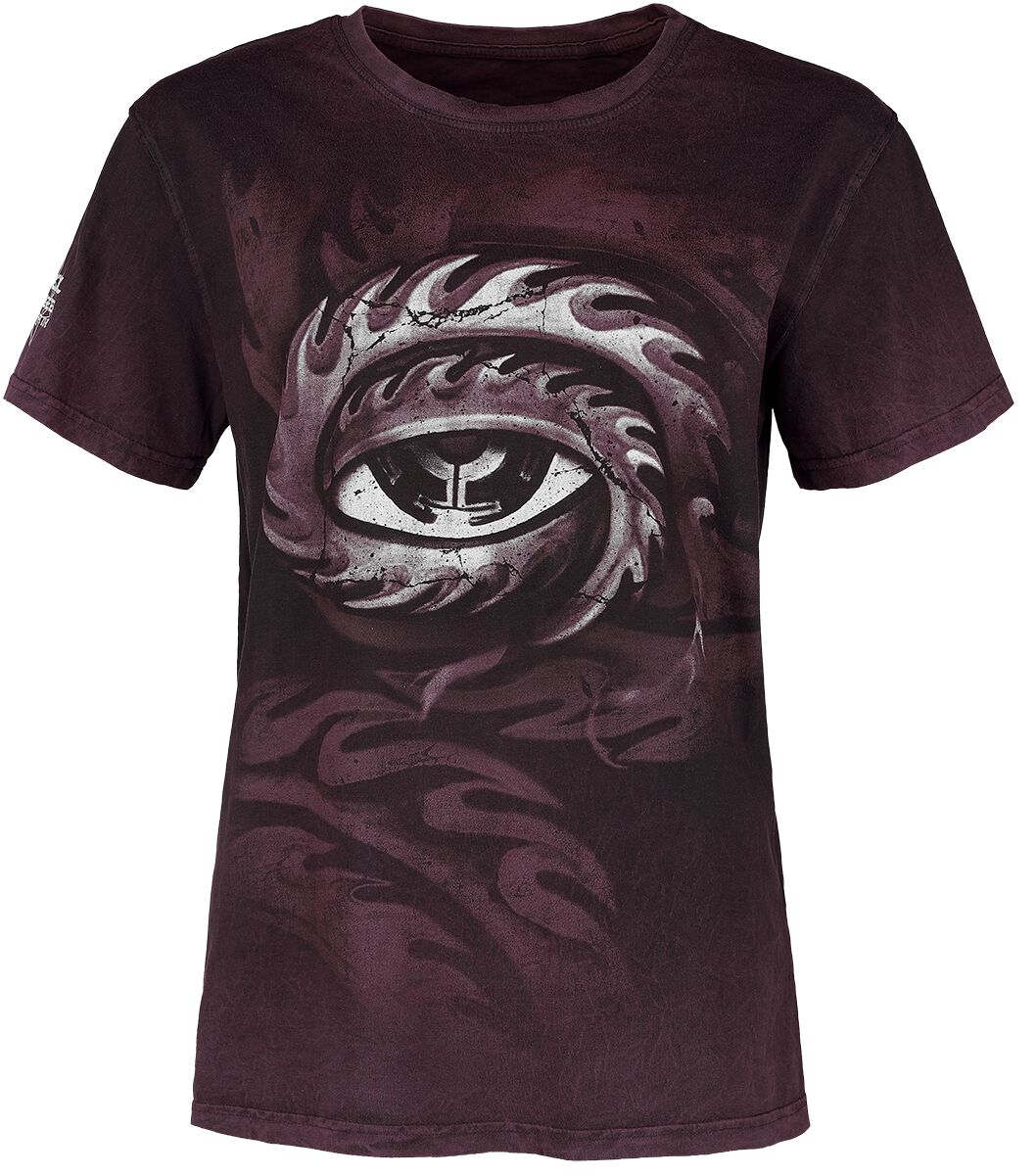 T-Shirt Manches courtes de Tool - Eye - S à XXL - pour Femme - rouge foncé