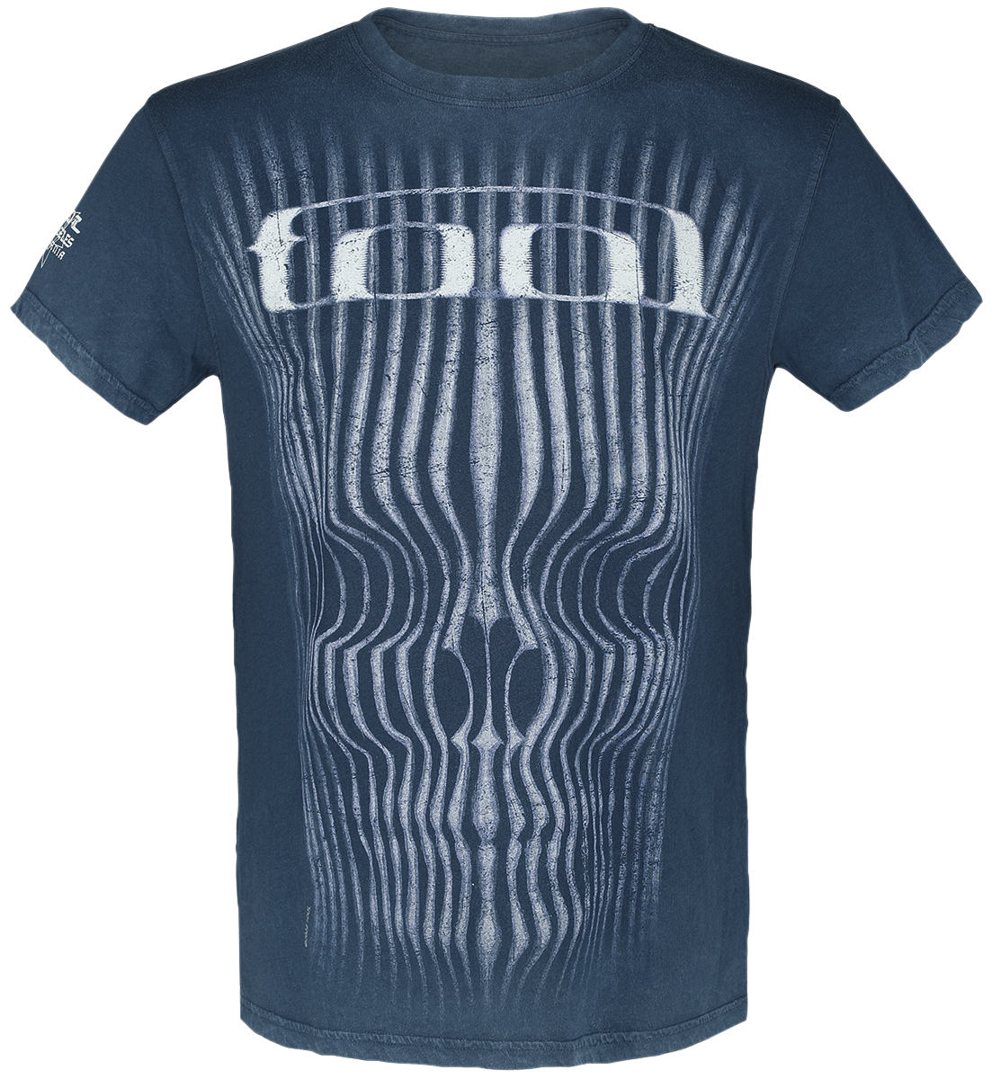 Tool T-Shirt - Grid Skull - for Men - blue