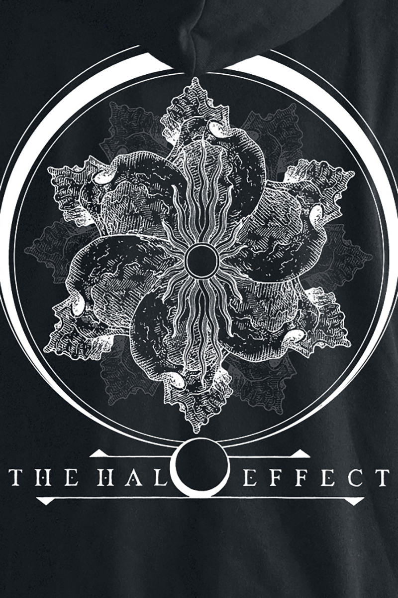 The Halo Effect Skull Sun Kapuzenpullover schwarz