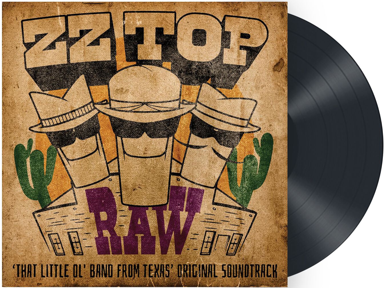 ZZ Top RAW (That little ol‘ Band from Texas‘ original Soundtrack) LP multicolor ZZ Top RAW (That little ol‘ Band from Texas‘ original Soundtrack) LP multicolor