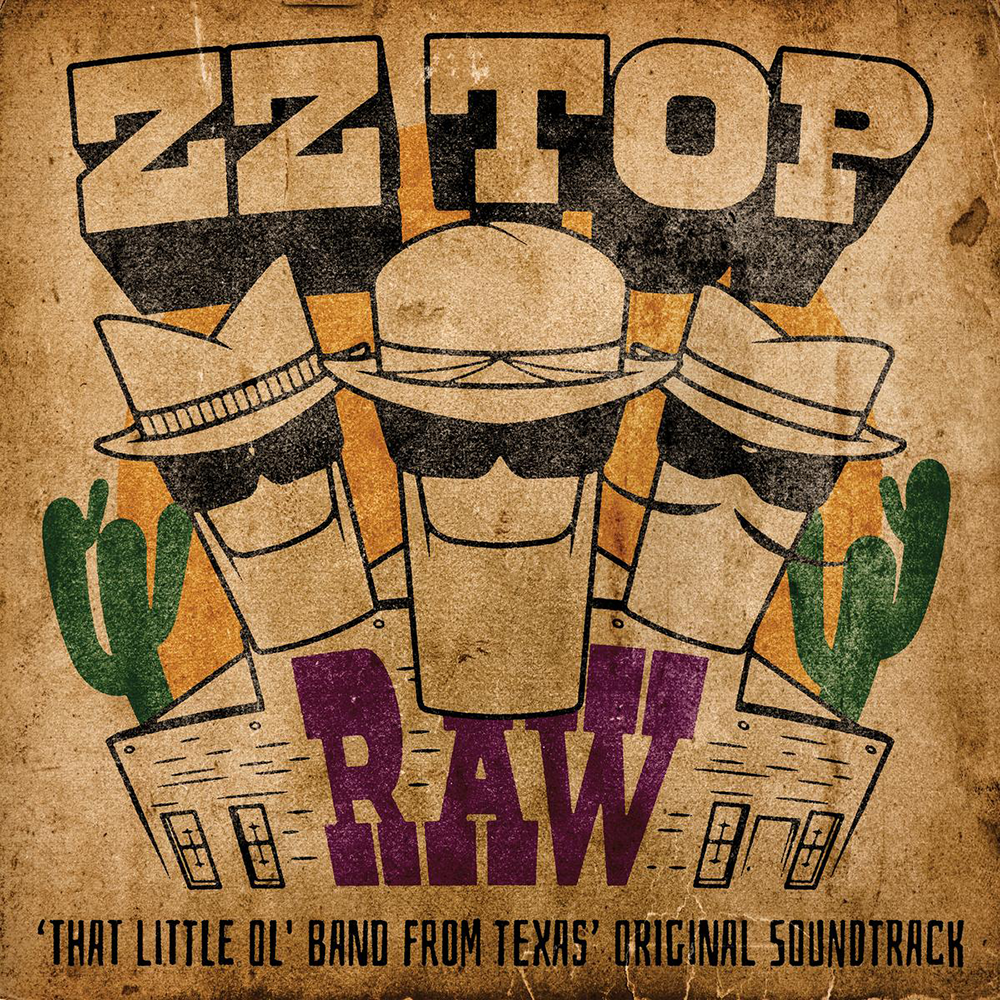 ZZ Top RAW (That little ol' Band from Texas' original Soundtrack) LP multicolor