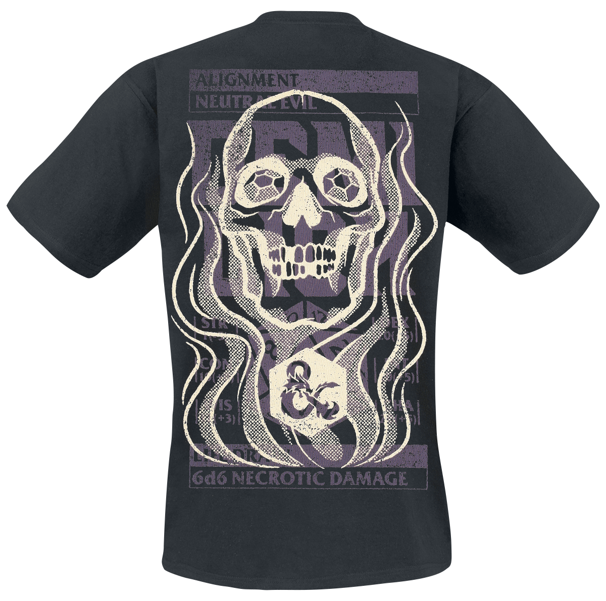Dungeons and Dragons Dice T-Shirt schwarz