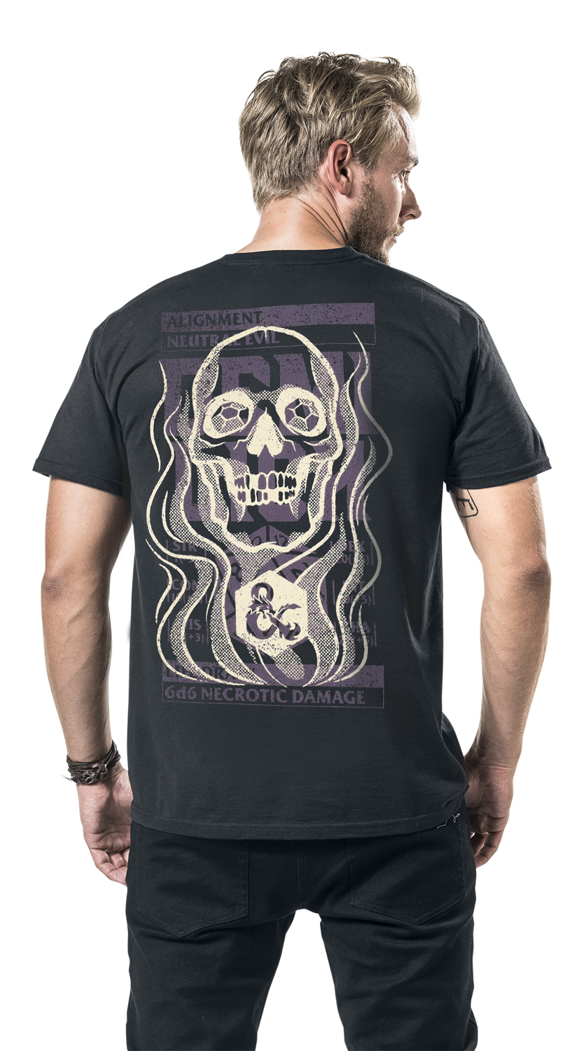 Dungeons and Dragons Dice T-Shirt schwarz