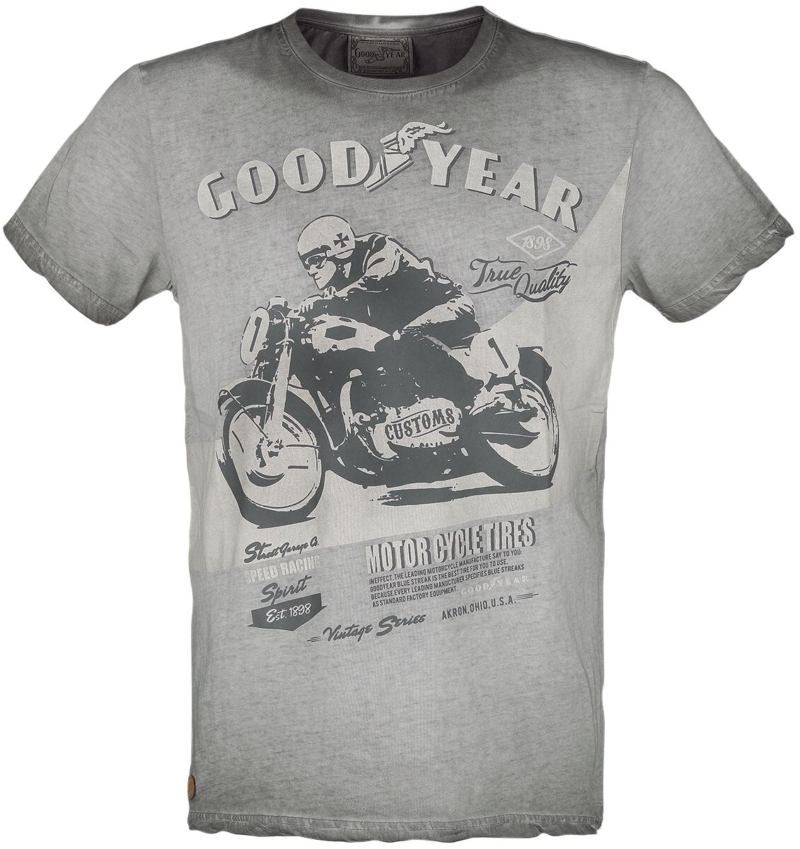 Image of GoodYear - Men T-Shirt Comfort Fit - T-Shirt - Uomo - grigio