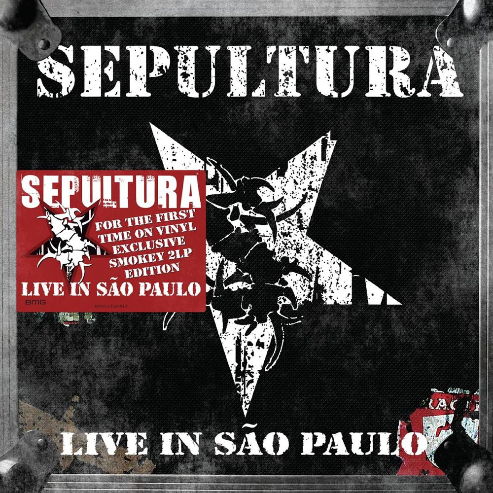 Sepultura Live in Sao Paulo LP coloured