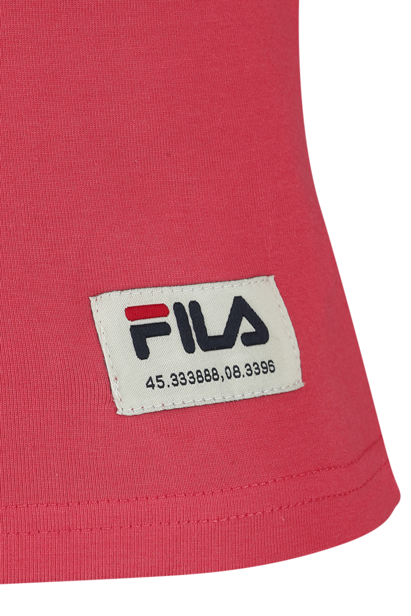 Fila TARSIA cropped turtle neck long sleeve shirt Langarmshirt pink