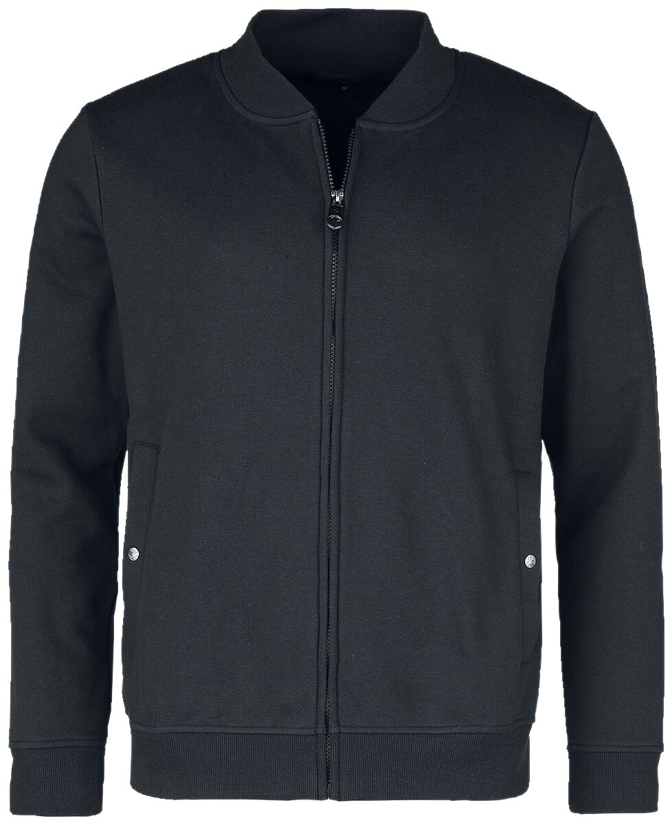 Image of Felpa di Black Premium by EMP - College sweatshirt jacket - S a 5XL - Uomo - nero
