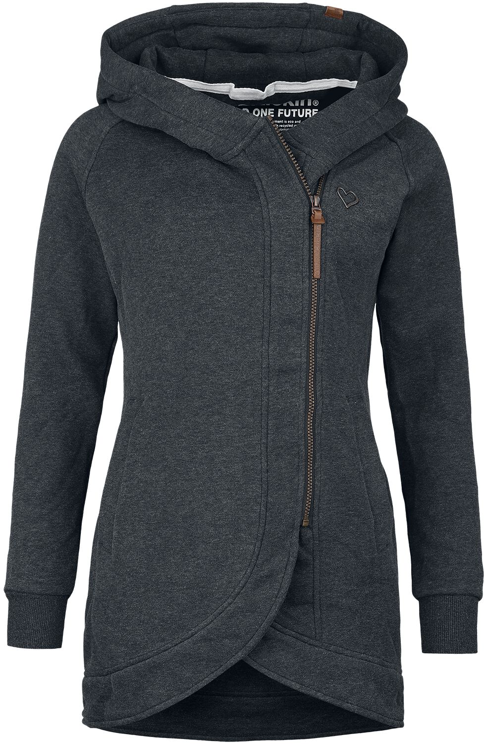 Alife and Kickin MaryAK A Sweatjacket Kapuzenpullover anthrazit Alife and Kickin MaryAK A Sweatjacket Kapuzenpullover anthrazit