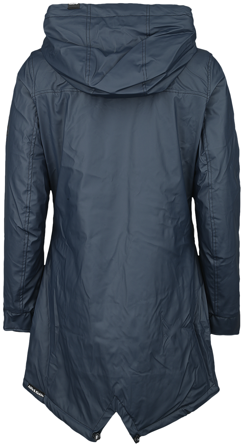 Alife and Kickin AudreyAK A Raincoat Regenmantel marine