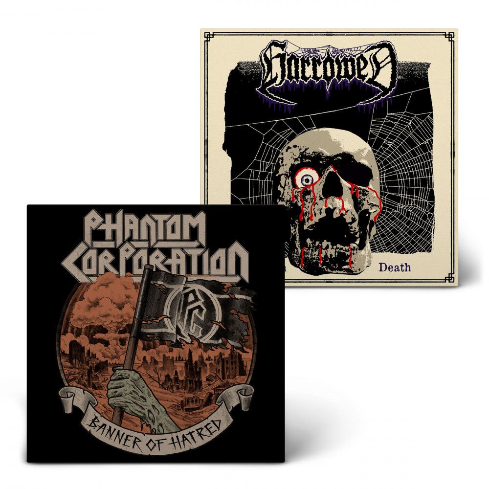 Phantom Corporation / Harrowed Banner of hatred / Poison death CD multicolor