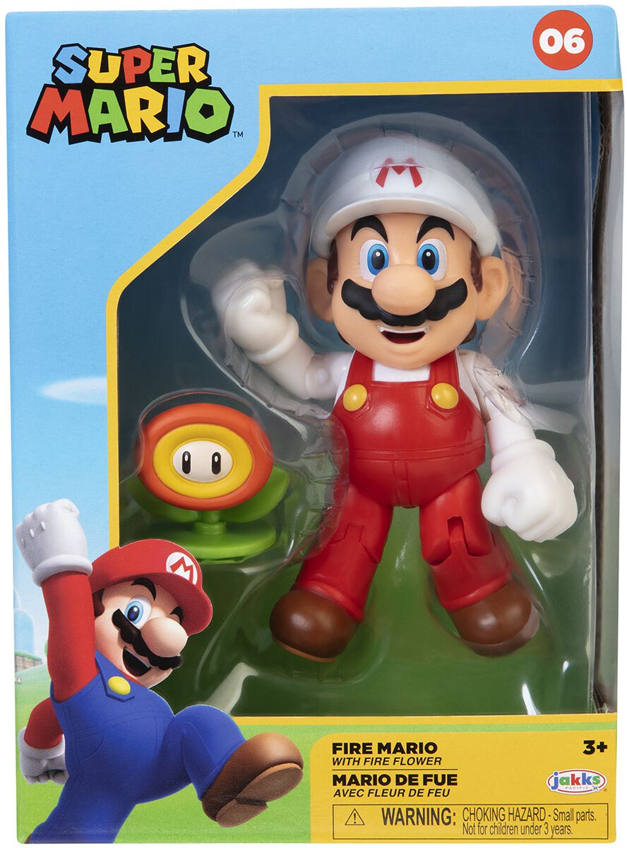 Super Mario Fire Mario Collection Figures multicolor
