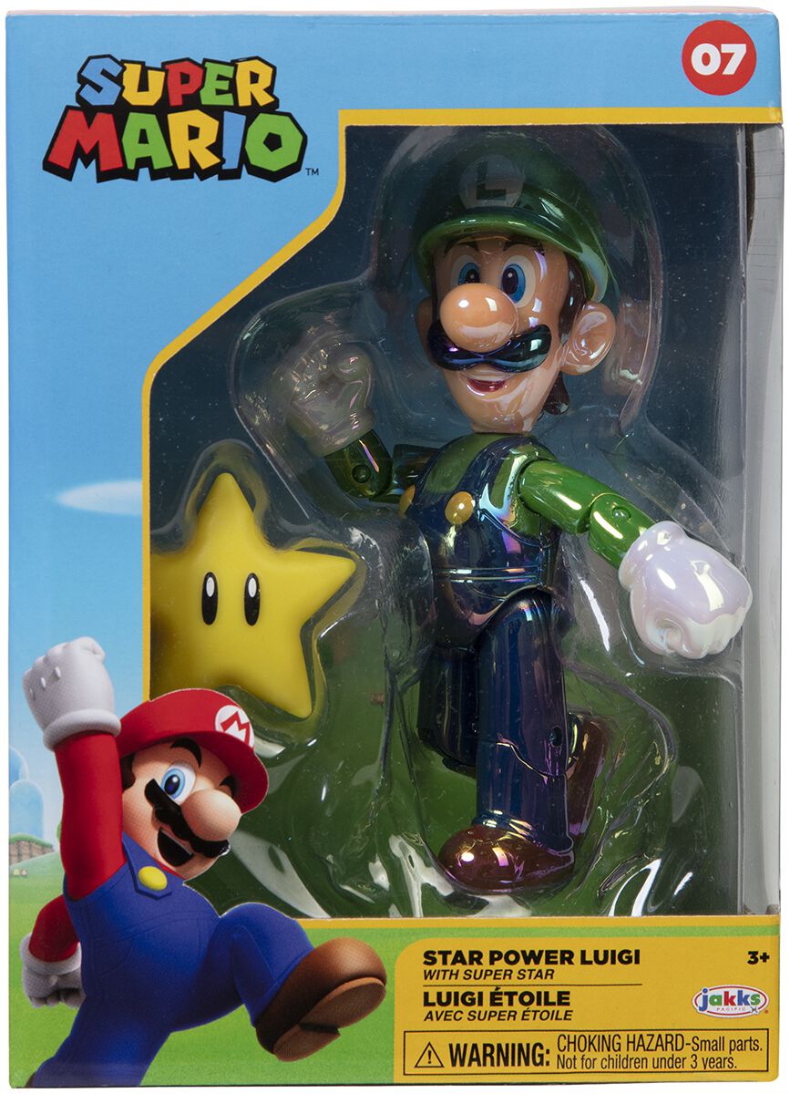 Super Mario Luigi Star Collection Figures multicolor