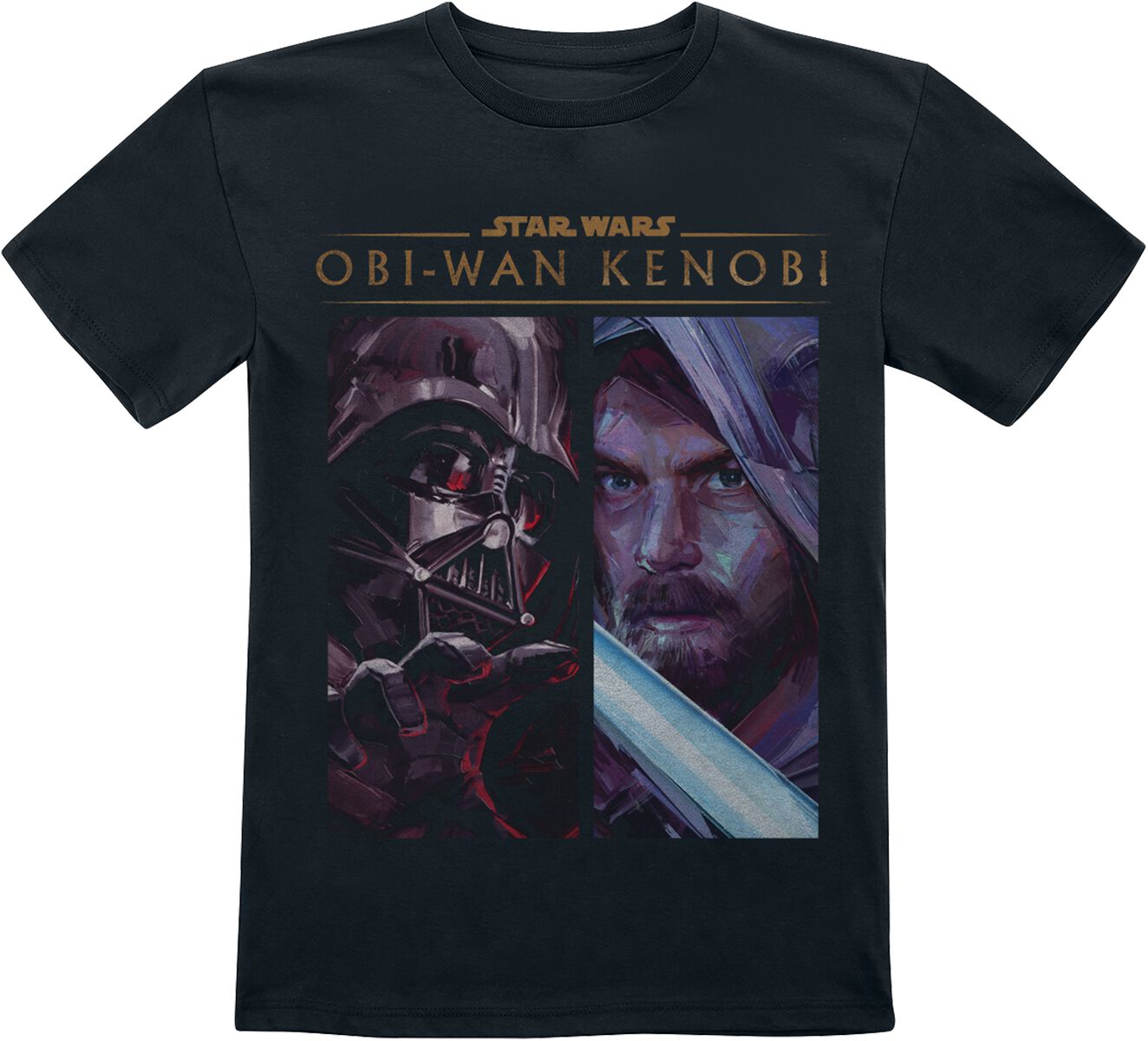 Star Wars Kids - Obi-Wan - Kenobi - Panels T-Shirt black