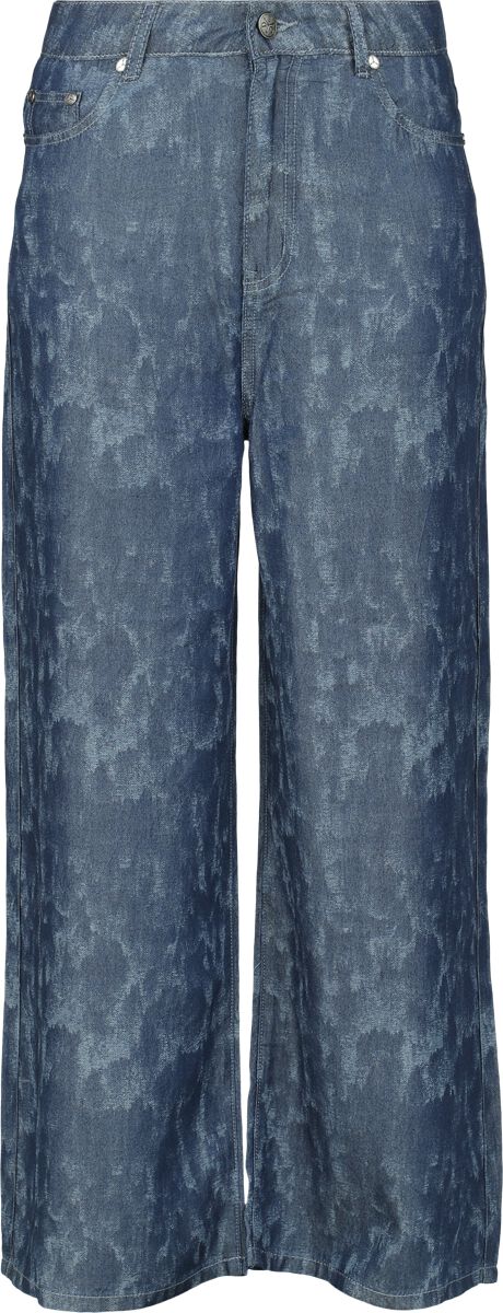 RED by EMP EMP Street Crafted Design Collection - Wide Leg Pants Stoffhose blau in W30L32