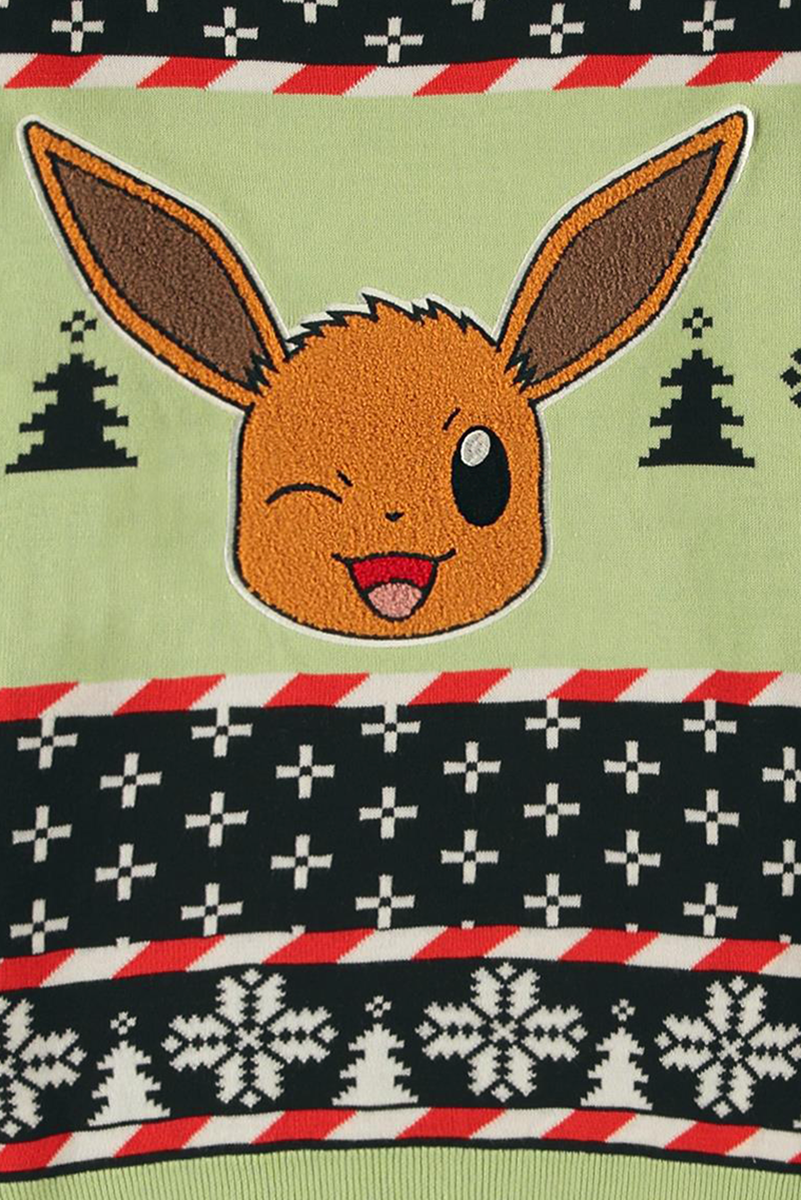 Pokémon Evoli Weihnachtspullover multicolor