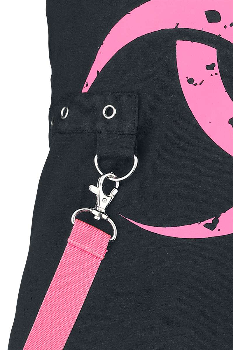 Poizen Industries Danger Zone Top Top schwarz pink