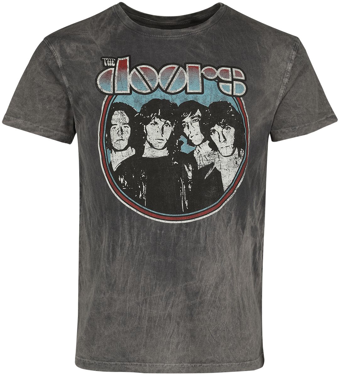 T-Shirt Manches courtes de The Doors - Photo - S à 3XL - pour Homme - noir