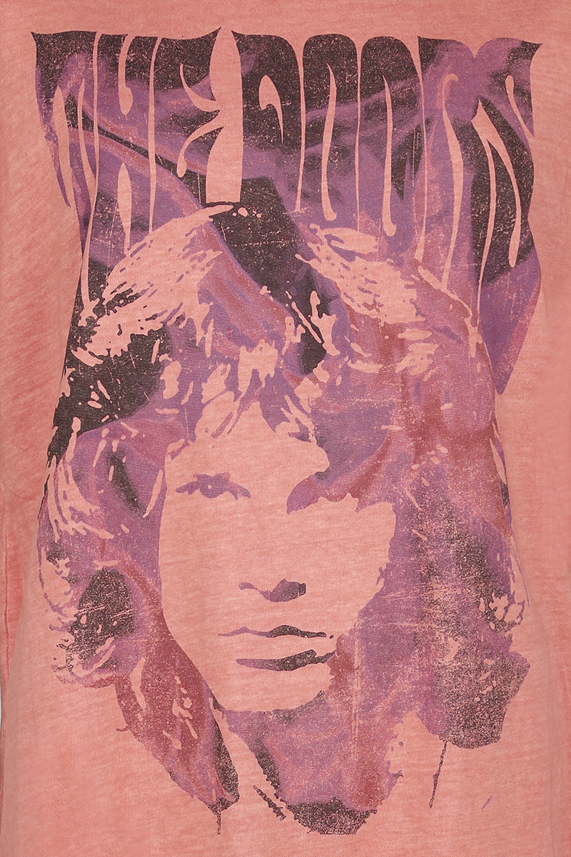 The Doors Jim On Fire T-Shirt pink