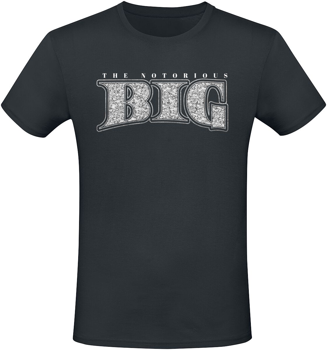 Notorious B.I.G. T-Shirt - Small Logo - S bis XXL - für Männer - Größe M - schwarz  - Lizenziertes Merchandise!