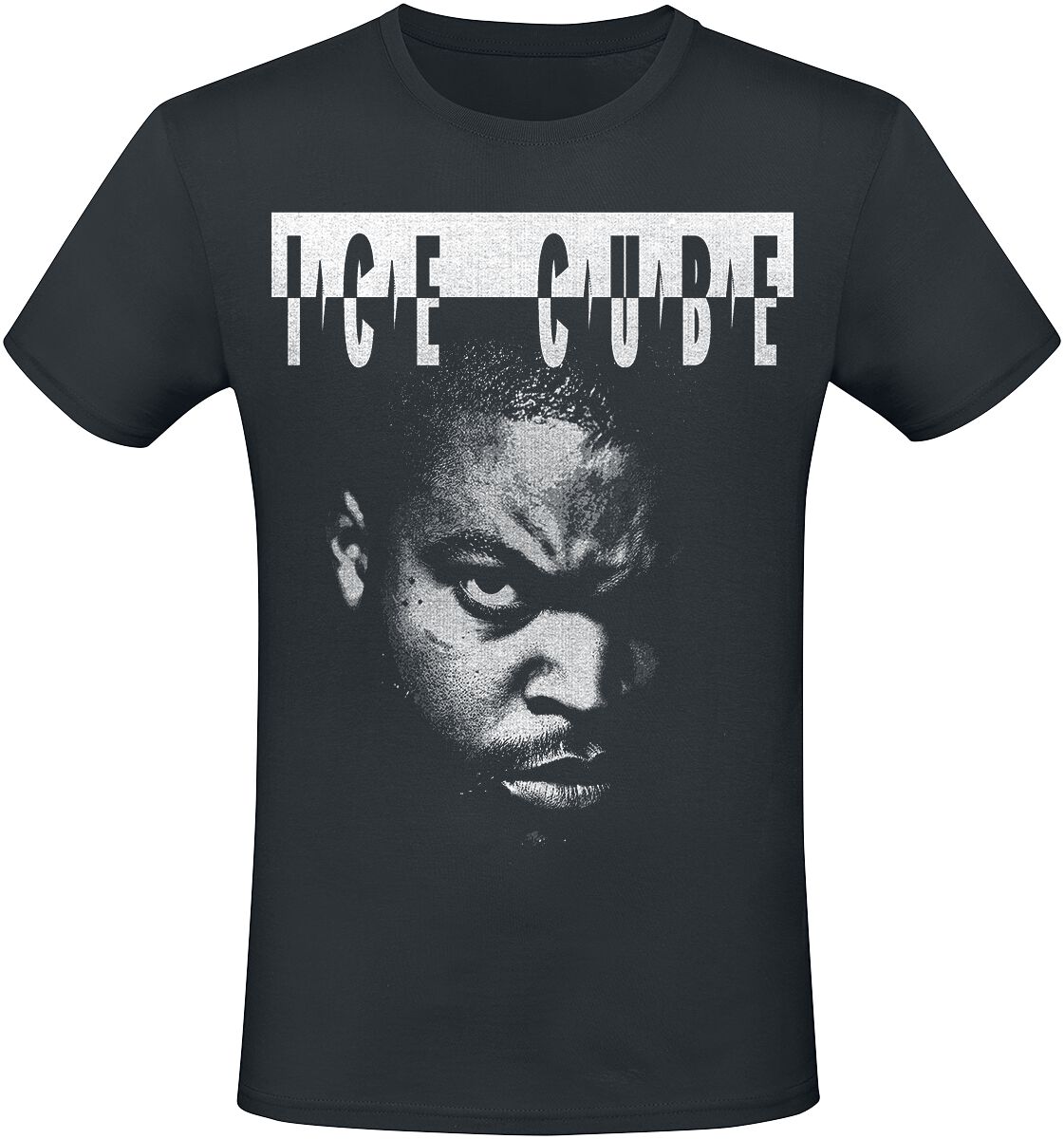 T-Shirt Manches courtes de Ice Cube - Photo - S à 3XL - pour Homme - noir