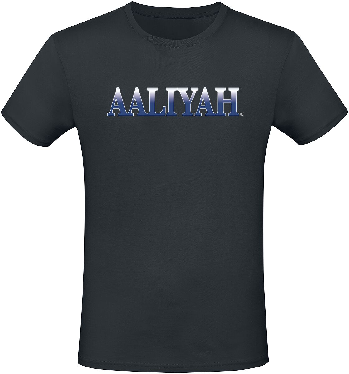 Image of Aaliyah - Logo - T-Shirt - Uomo - nero