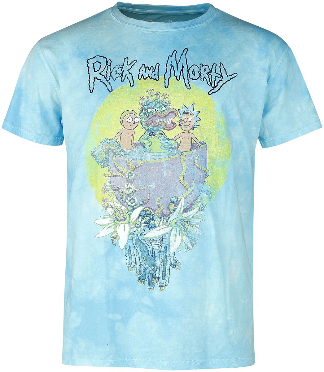 Rick And Morty Ricklaxation T-Shirt blue