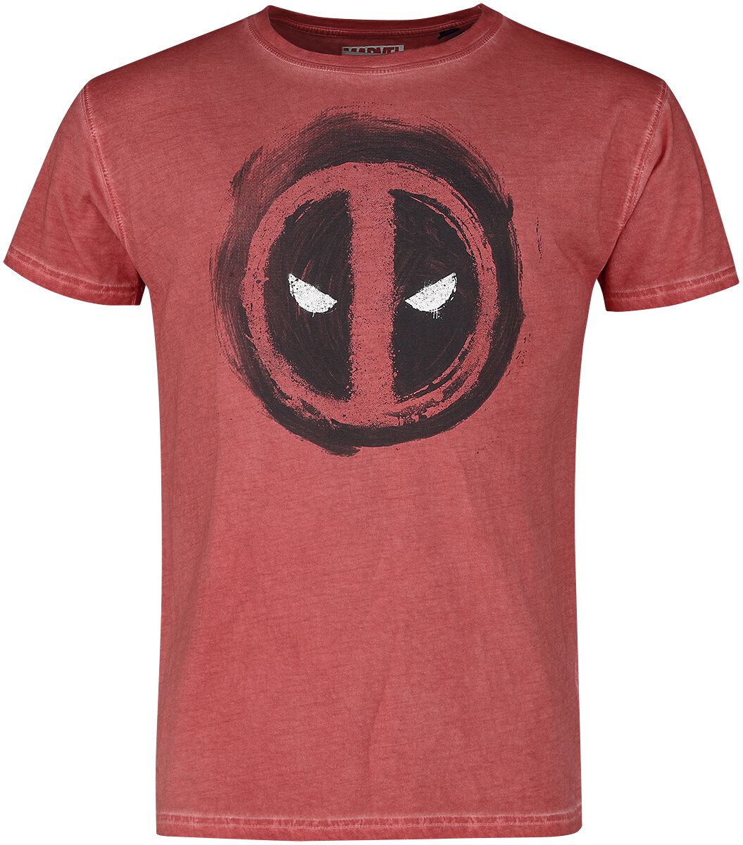 Deadpool Deadpool - Mask T-Shirt red