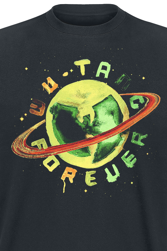 Wu-Tang Clan T-Shirt - Planet Forever - S bis XXL - für Männer - Größe M - schwarz  - Lizenziertes Merchandise!