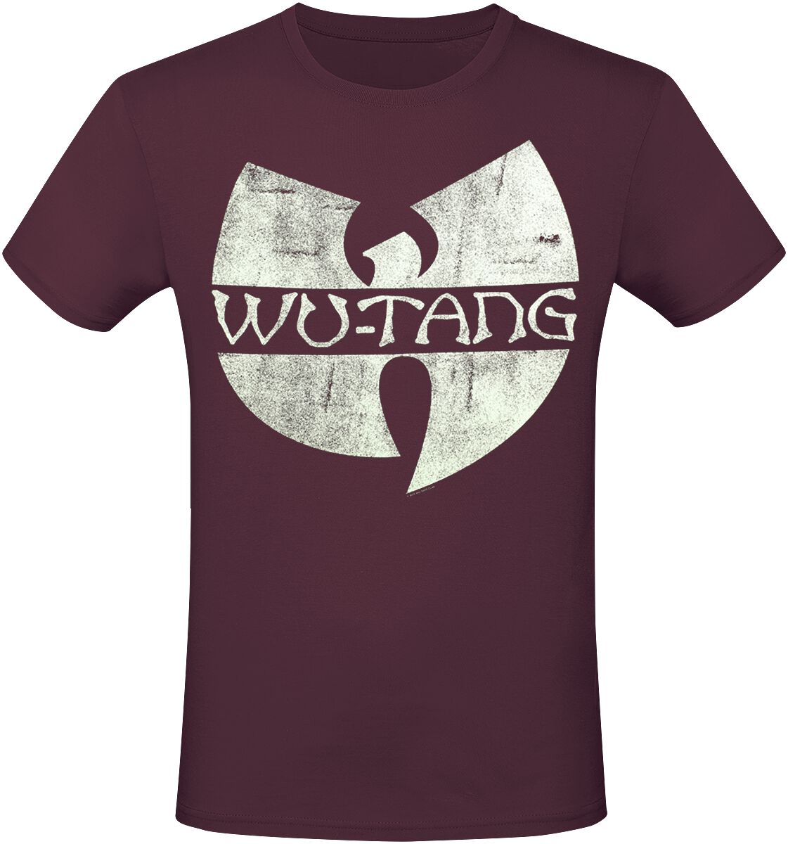 Wu-Tang Clan T-Shirt - Logo - S bis XXL - für Männer - Größe S - rot  - Lizenziertes Merchandise!