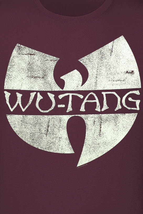 Wu-Tang Clan T-Shirt - Logo - S bis M - für Männer - Größe S - rot  - Lizenziertes Merchandise!